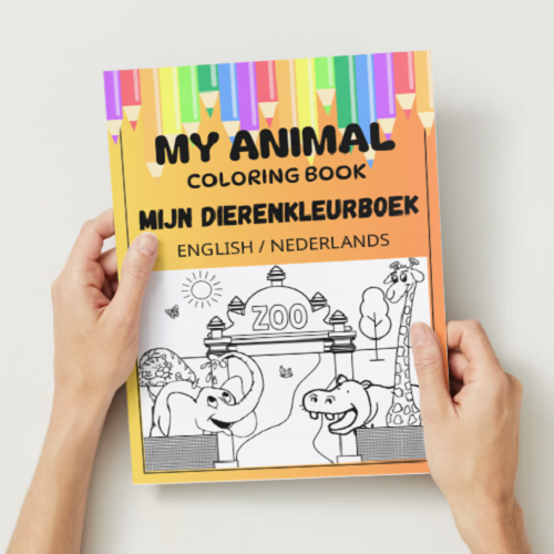 JLO Publishing bilingual coloring book